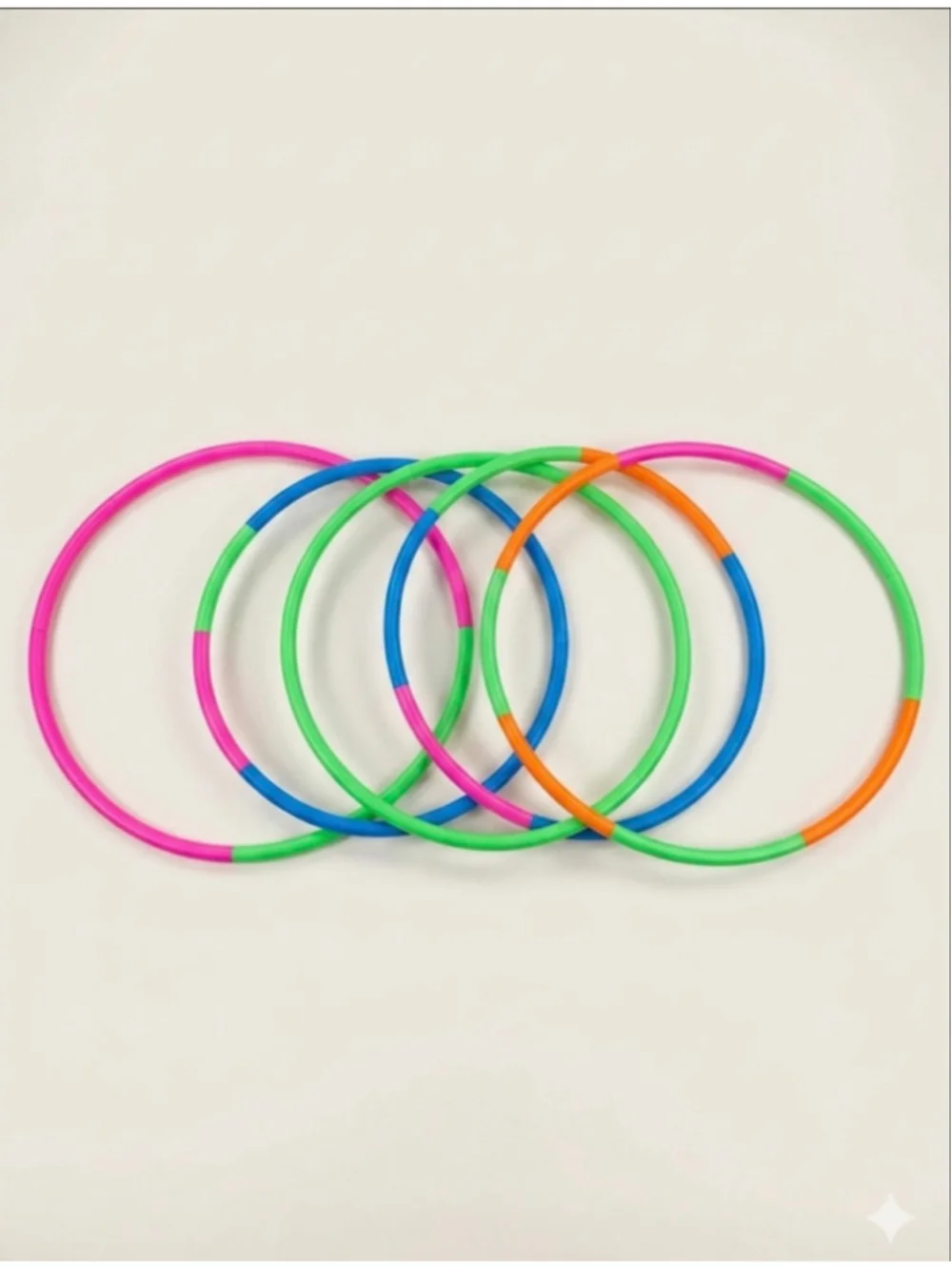 Detachable Hula Hoop -Set of 5 plus 3 extra pieces